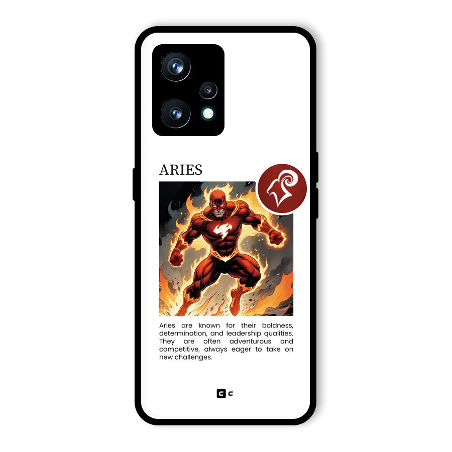 Awesome Aries Glass Back Case for Realme 9 Pro Plus 5G