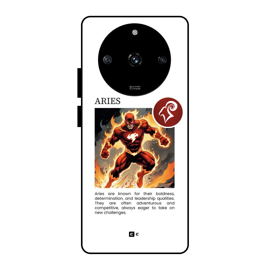 Awesome Aries Glass Back Case for Realme Narzo 60 5G