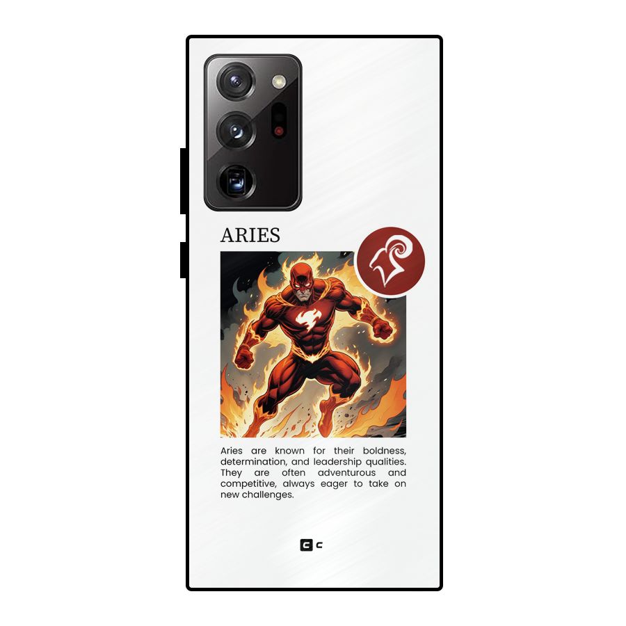 Awesome Aries Metal Back Case for Galaxy Note 20 Ultra 5G