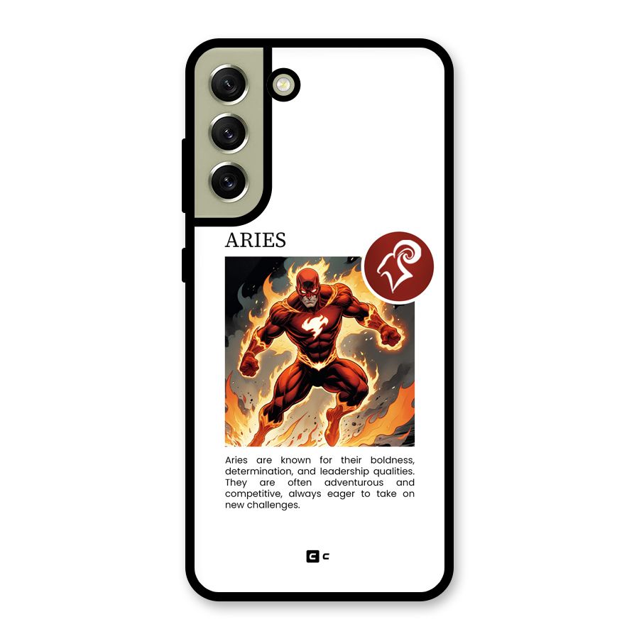 Awesome Aries Metal Back Case for Galaxy S21 FE 5G (2023)