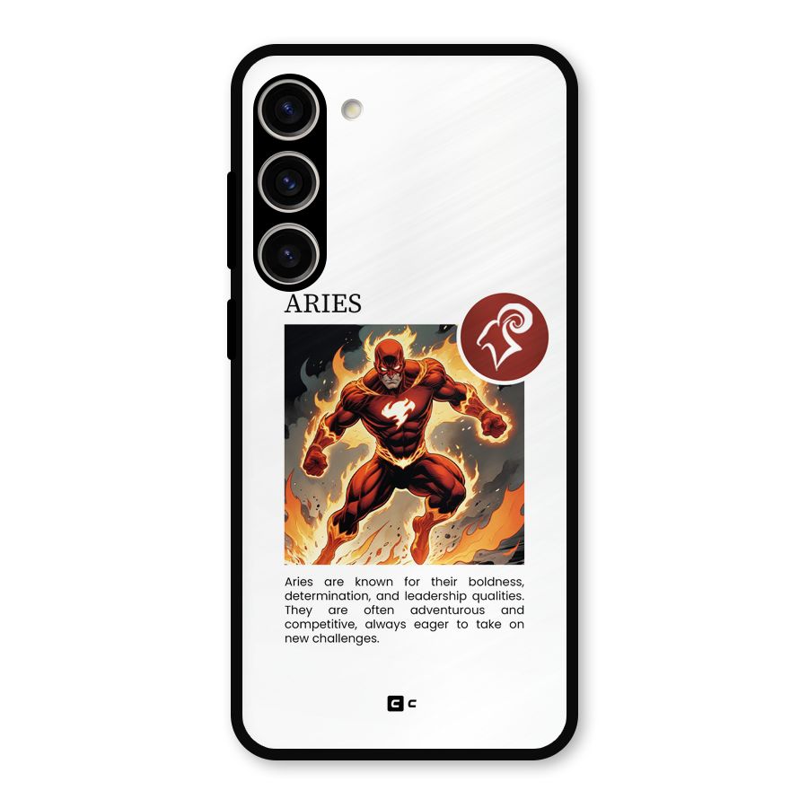Awesome Aries Metal Back Case for Galaxy S23 Plus