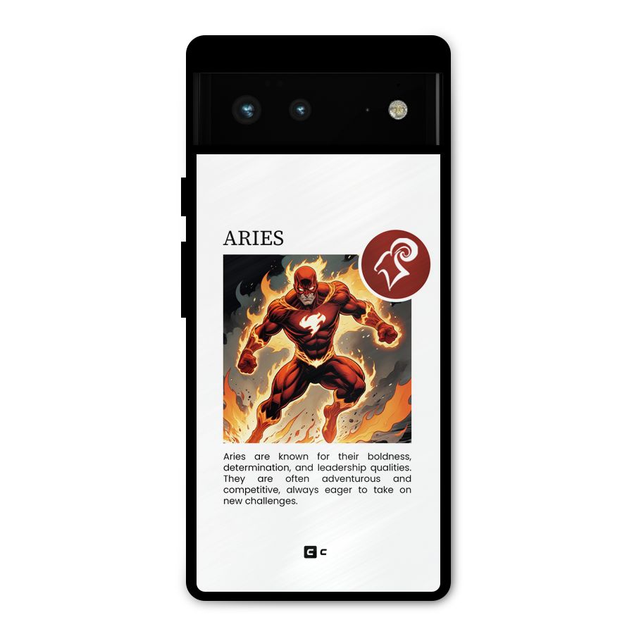 Awesome Aries Metal Back Case for Google Pixel 6