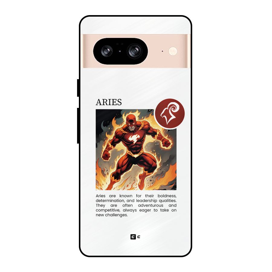 Awesome Aries Metal Back Case for Google Pixel 8