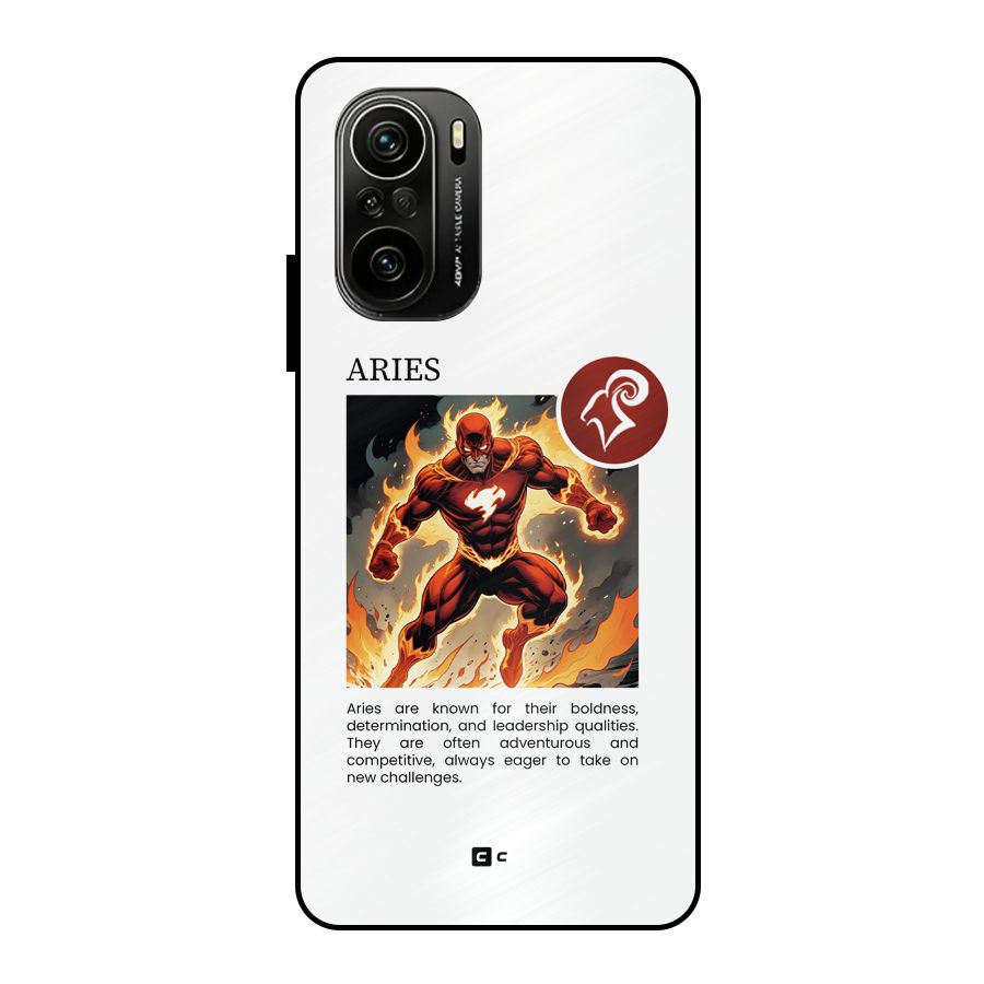 Awesome Aries Metal Back Case for Mi 11x
