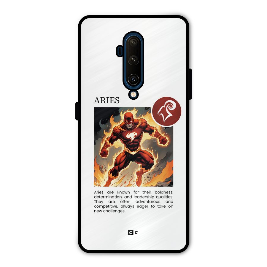 Awesome Aries Metal Back Case for OnePlus 7T Pro