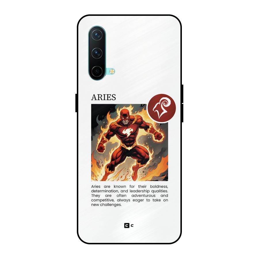 Awesome Aries Metal Back Case for OnePlus Nord CE 5G