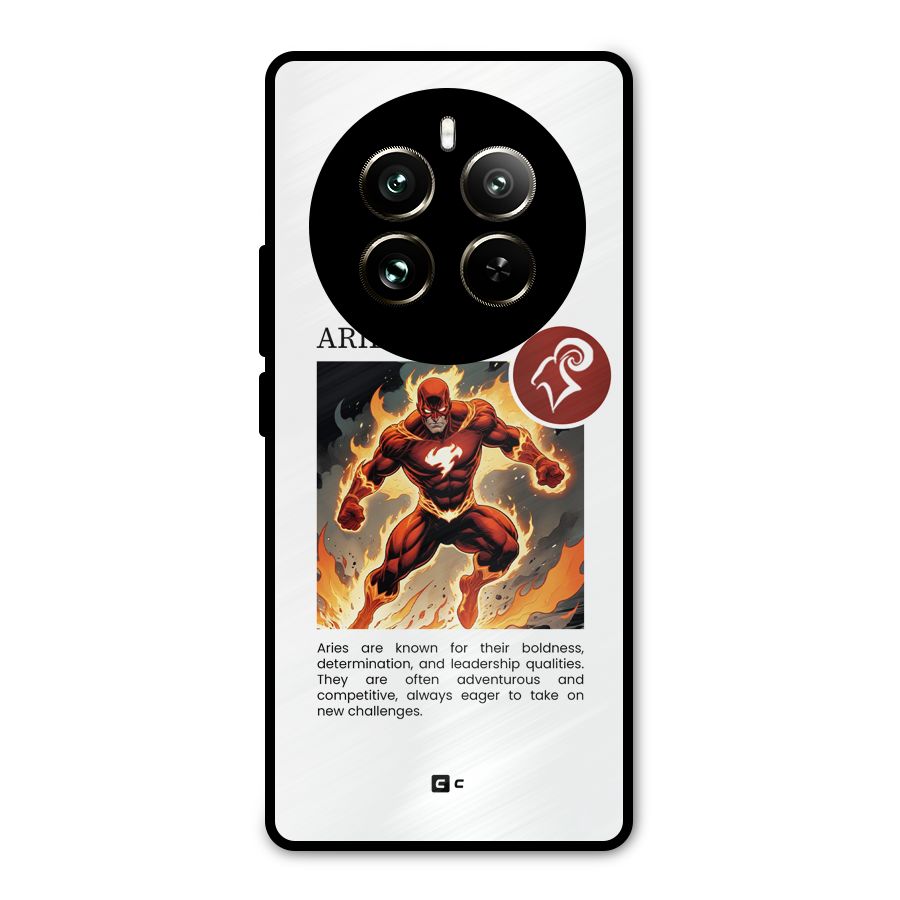 Awesome Aries Metal Back Case for Realme 12 Pro