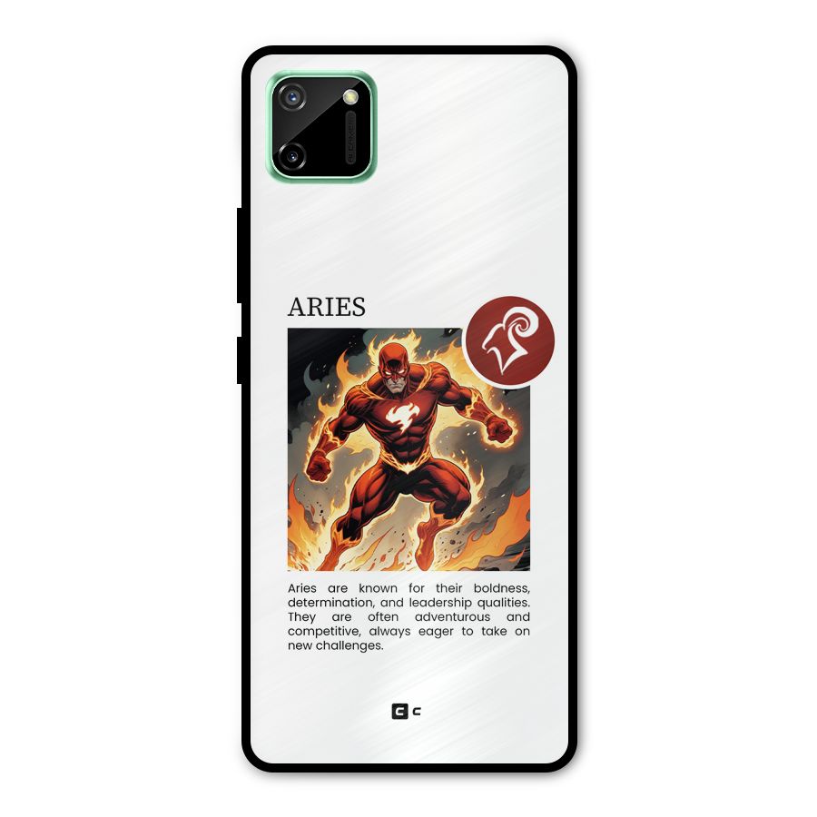 Awesome Aries Metal Back Case for Realme C11
