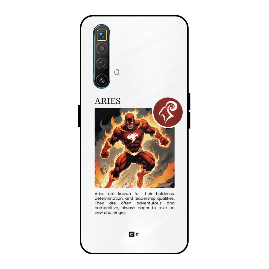 Awesome Aries Metal Back Case for Realme X3