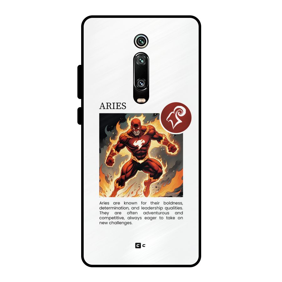 Awesome Aries Metal Back Case for Redmi K20
