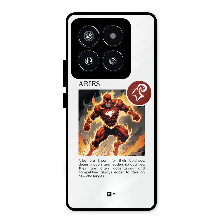Awesome Aries Metal Back Case for Xiaomi 14 Pro