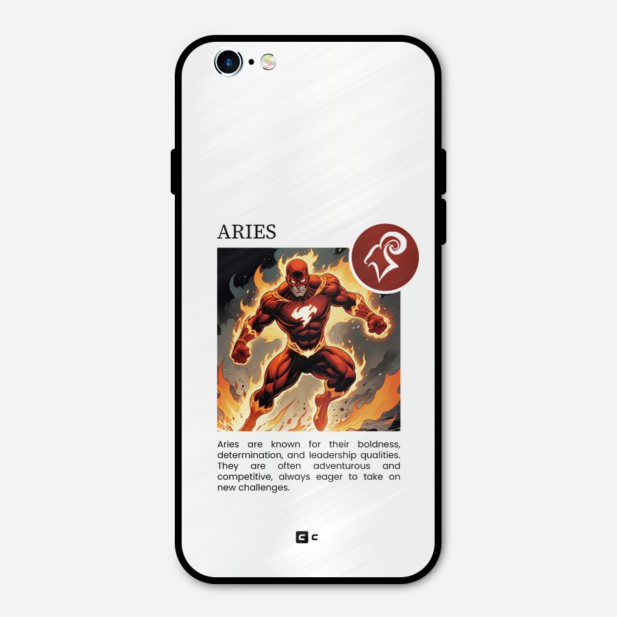 Awesome Aries Metal Back Case for iPhone 6 6s