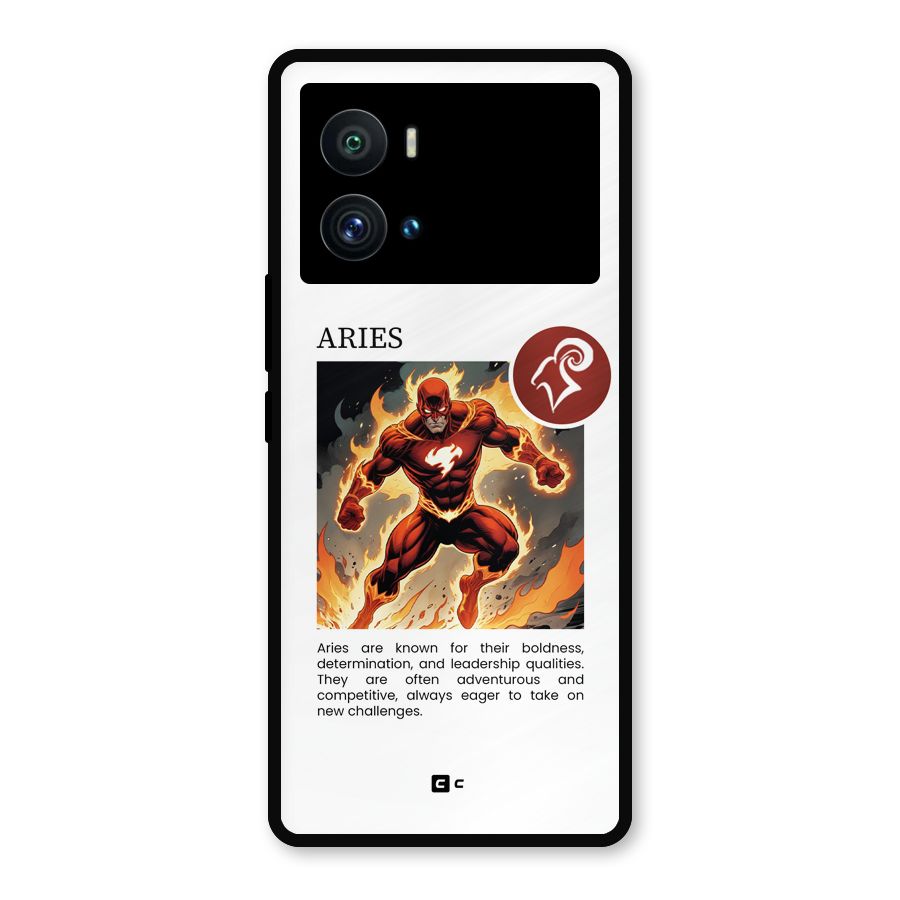 Awesome Aries Metal Back Case for iQOO 9 Pro