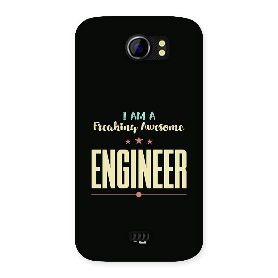 Awesome Engineer Back Case for Canvas 2 A110