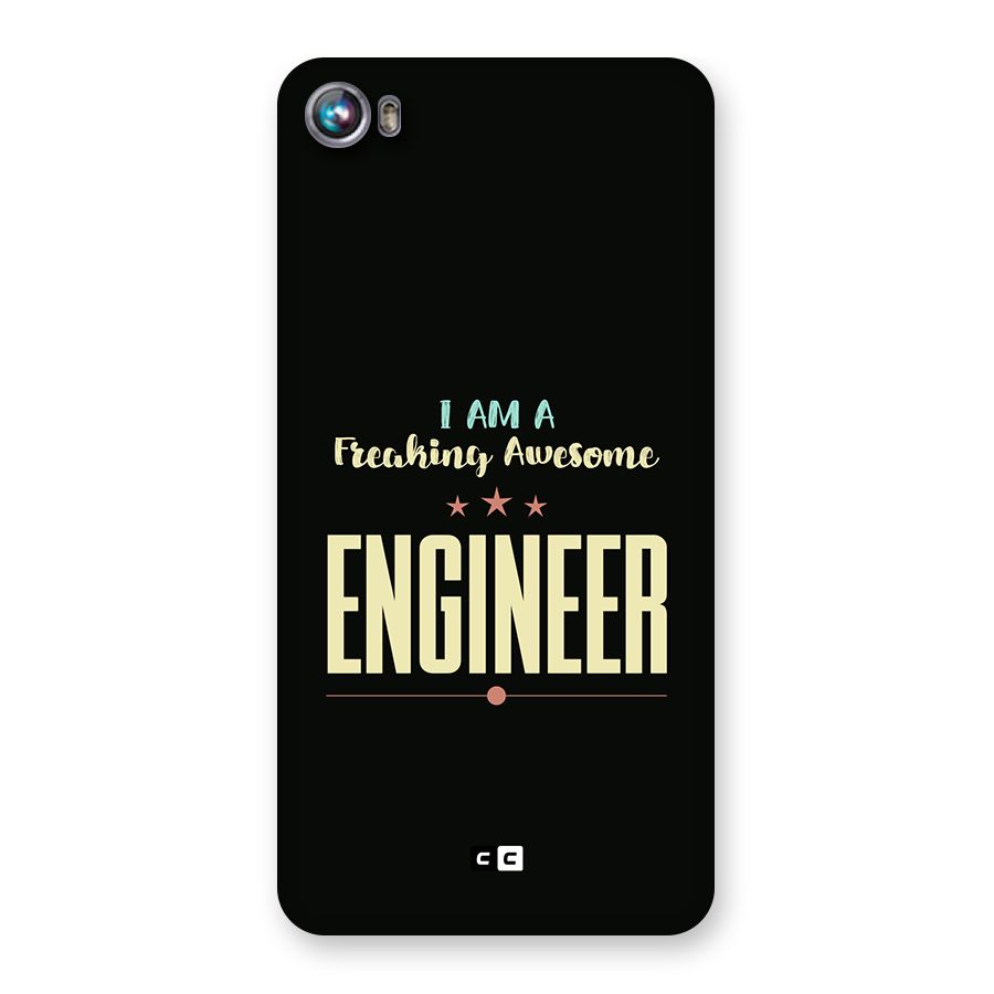Awesome Engineer Back Case for Canvas Fire 4 (A107)