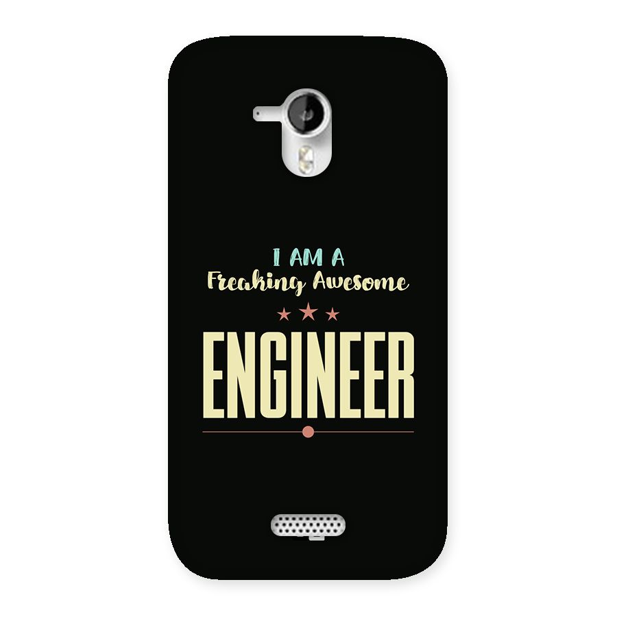 Awesome Engineer Back Case for Canvas HD A116