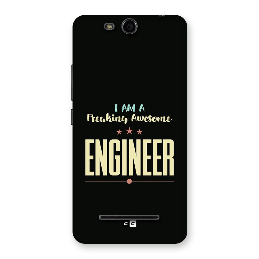 Awesome Engineer Back Case for Canvas Juice 3 Q392