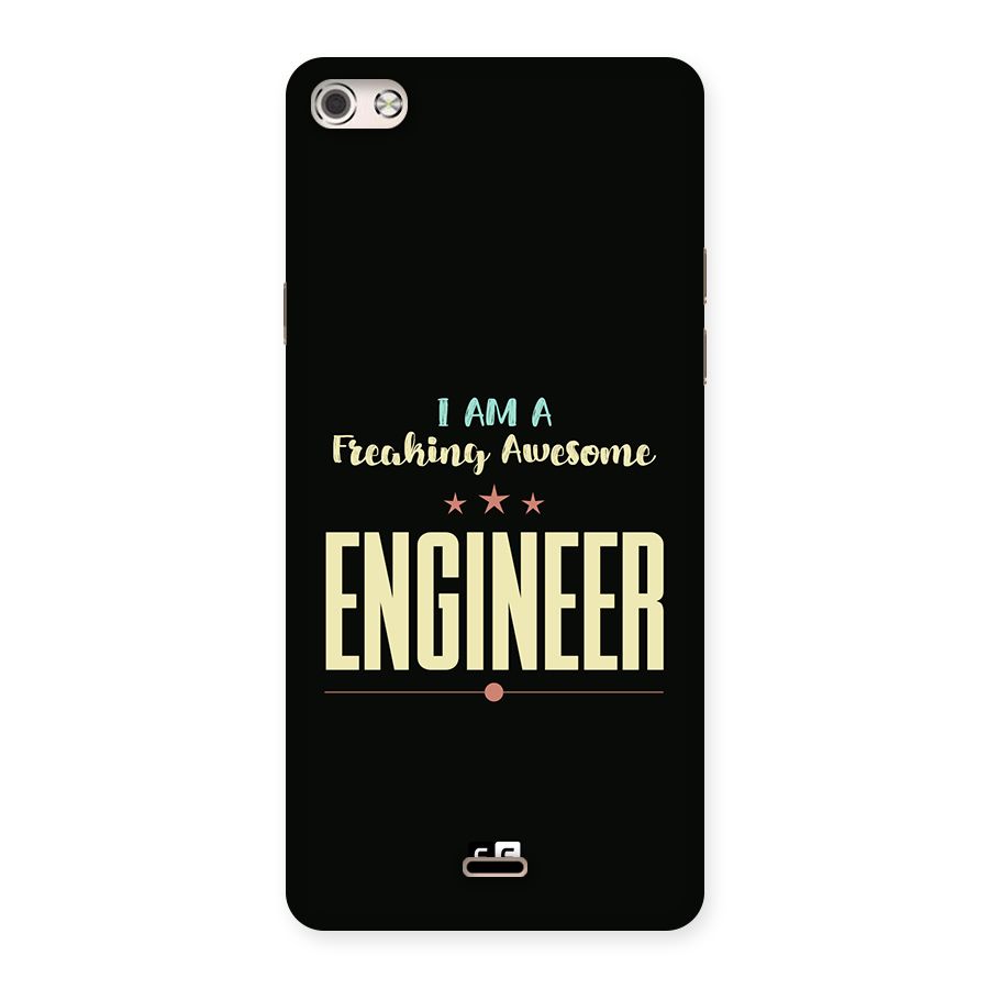 Awesome Engineer Back Case for Canvas Silver 5