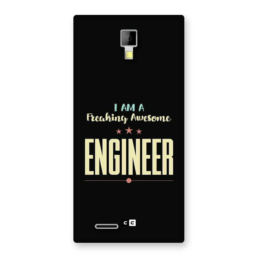 Awesome Engineer Back Case for Canvas Xpress A99