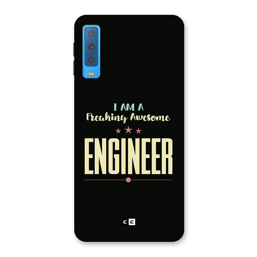 Awesome Engineer Back Case for Galaxy A7 (2018)