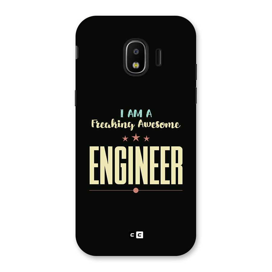 Awesome Engineer Back Case for Galaxy J2 Pro 2018