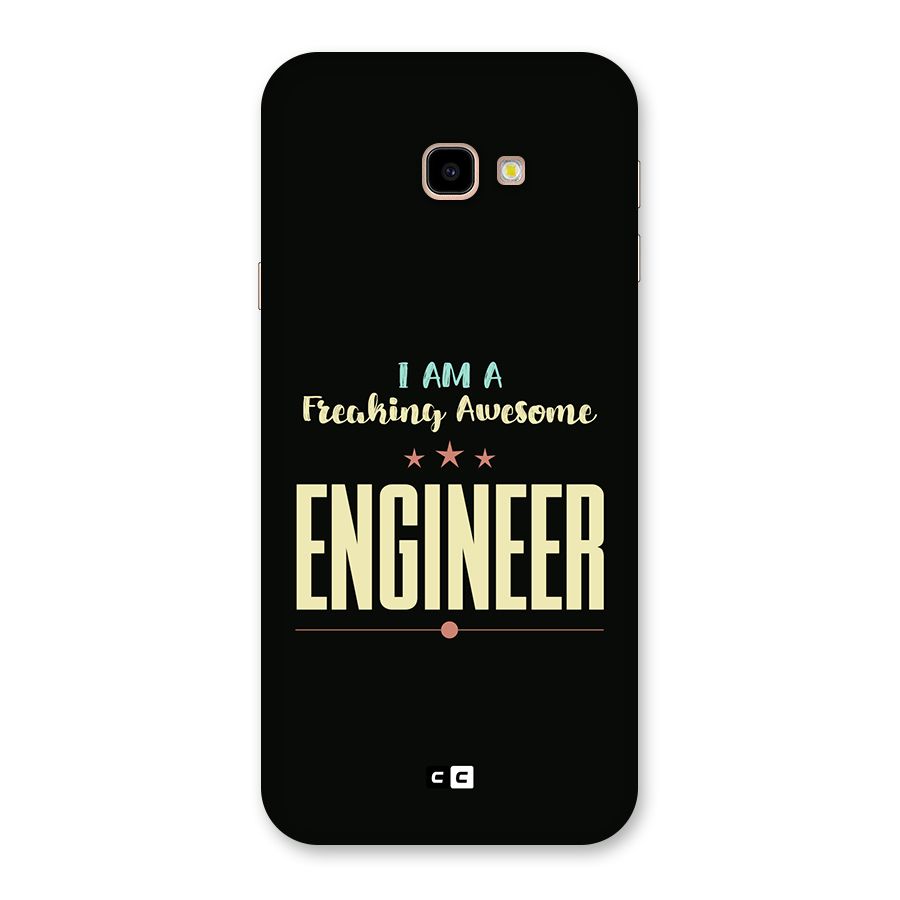 Awesome Engineer Back Case for Galaxy J4 Plus