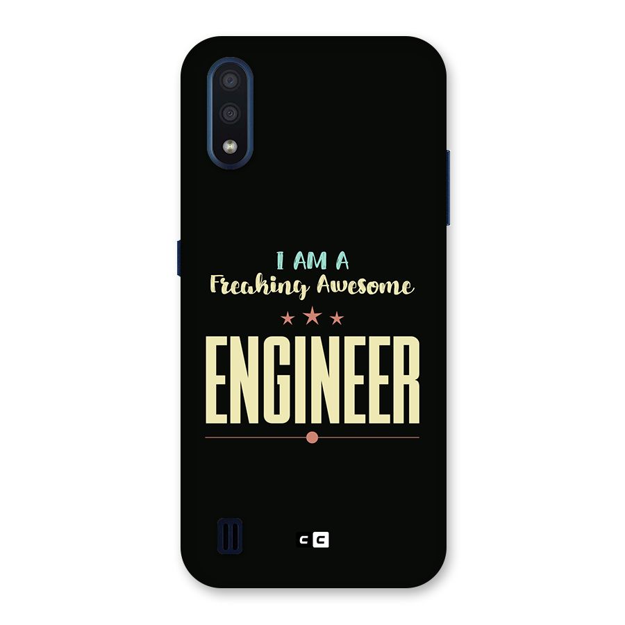 Awesome Engineer Back Case for Galaxy M01