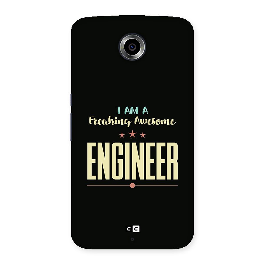 Awesome Engineer Back Case for Google Nexus 6