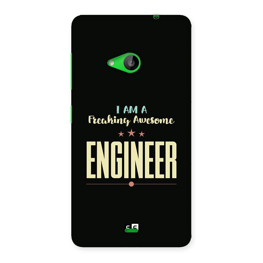 Awesome Engineer Back Case for Lumia 535