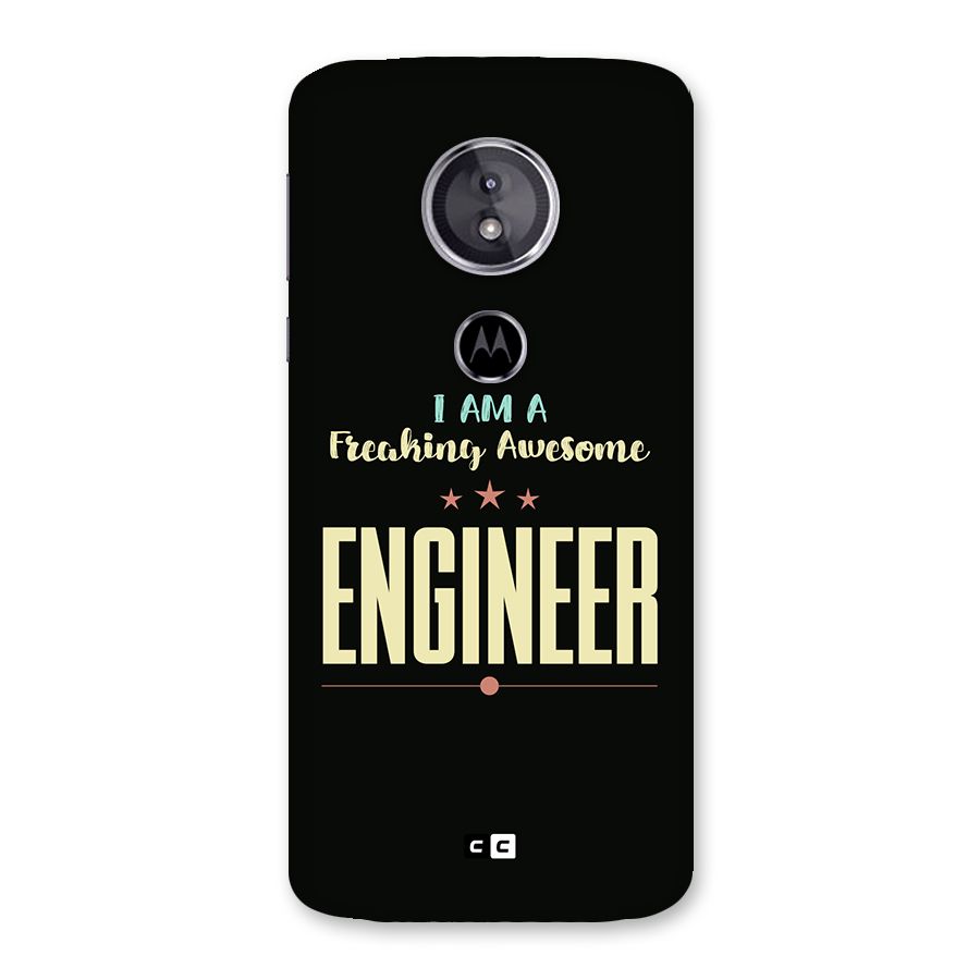 Awesome Engineer Back Case for Moto E5