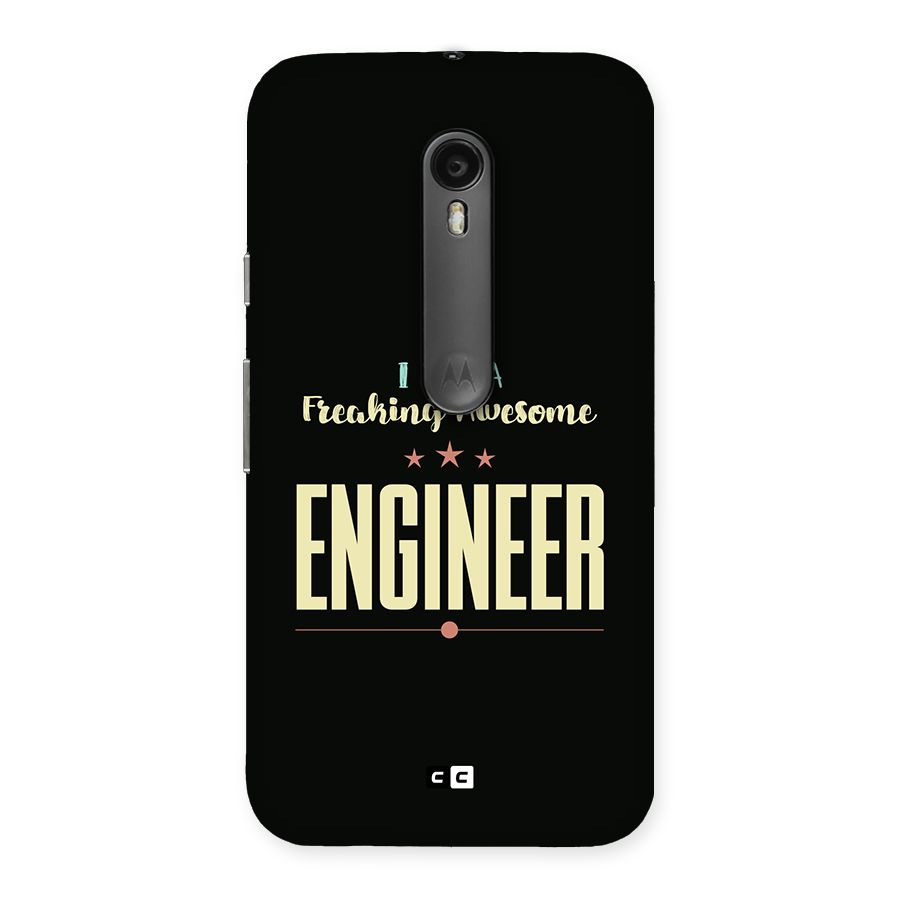 Awesome Engineer Back Case for Moto G3