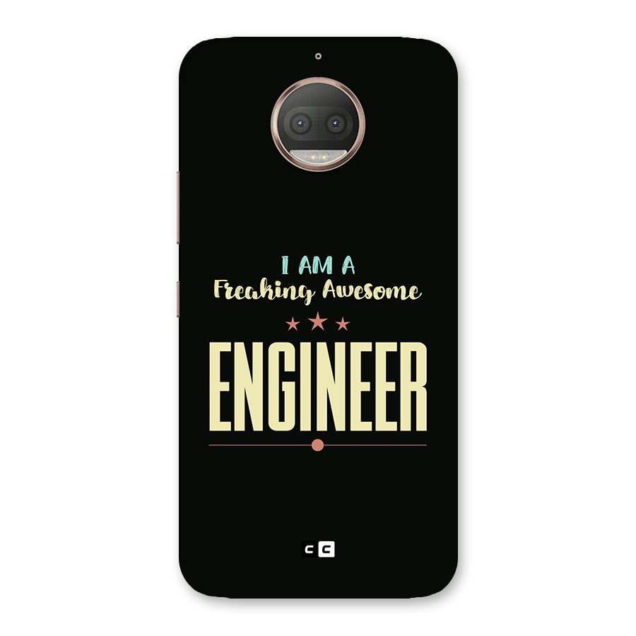 Awesome Engineer Back Case for Moto G5s Plus