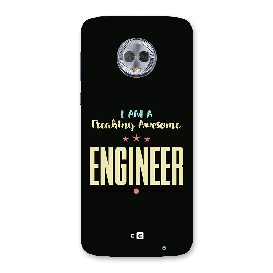 Awesome Engineer Back Case for Moto G6 Plus