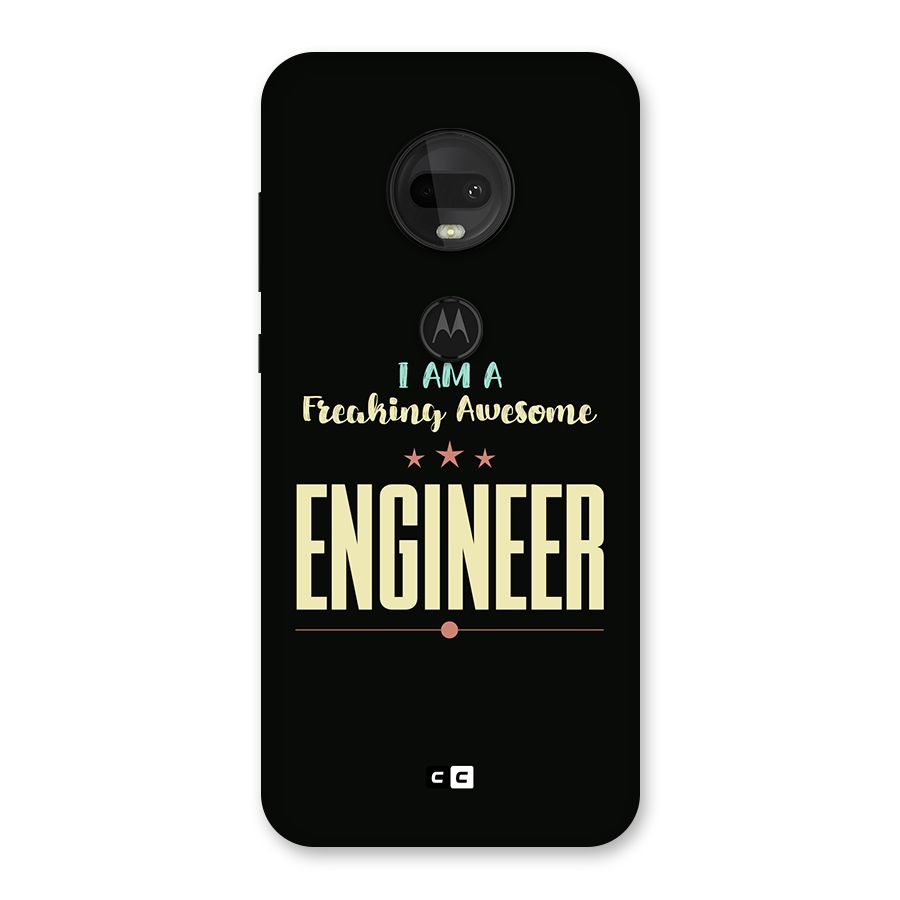 Awesome Engineer Back Case for Moto G7