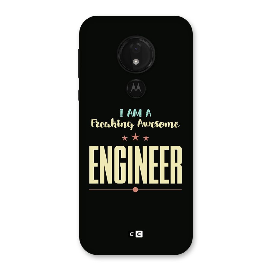 Awesome Engineer Back Case for Moto G7 Power