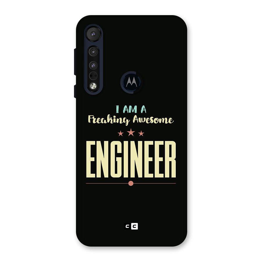 Awesome Engineer Back Case for Motorola One Macro