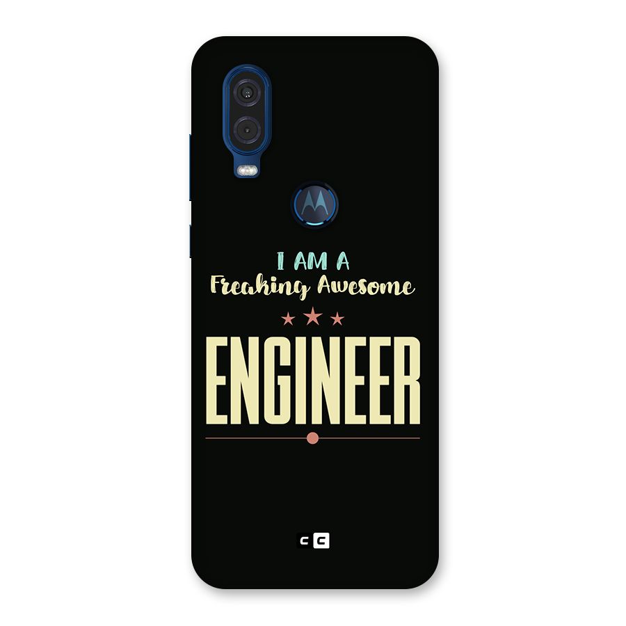 Awesome Engineer Back Case for Motorola One Vision