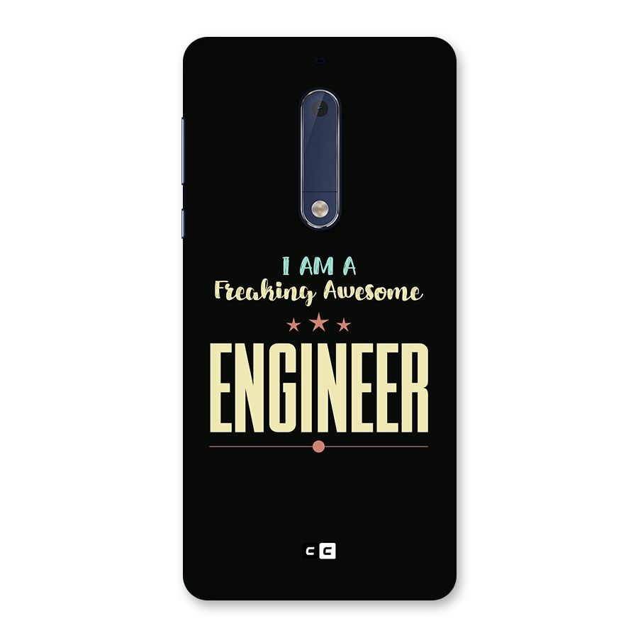 Awesome Engineer Back Case for Nokia 5