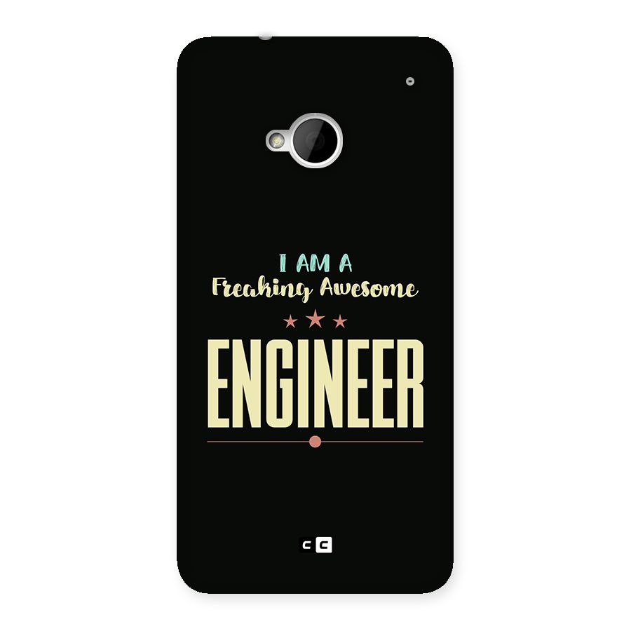 Awesome Engineer Back Case for One M7 (Single Sim)