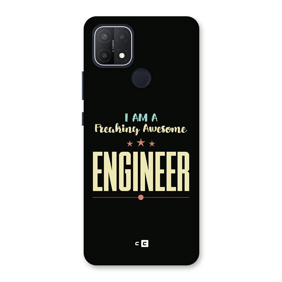 Awesome Engineer Back Case for Oppo A15