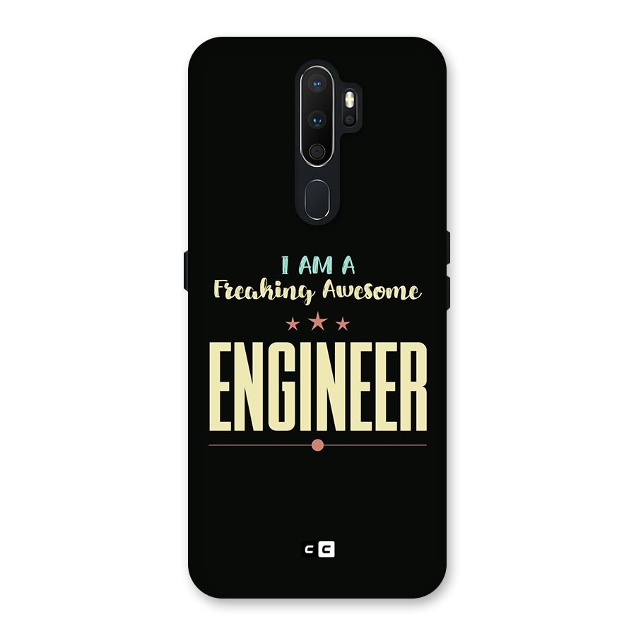 Awesome Engineer Back Case for Oppo A5 (2020)