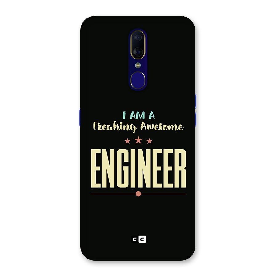Awesome Engineer Back Case for Oppo A9