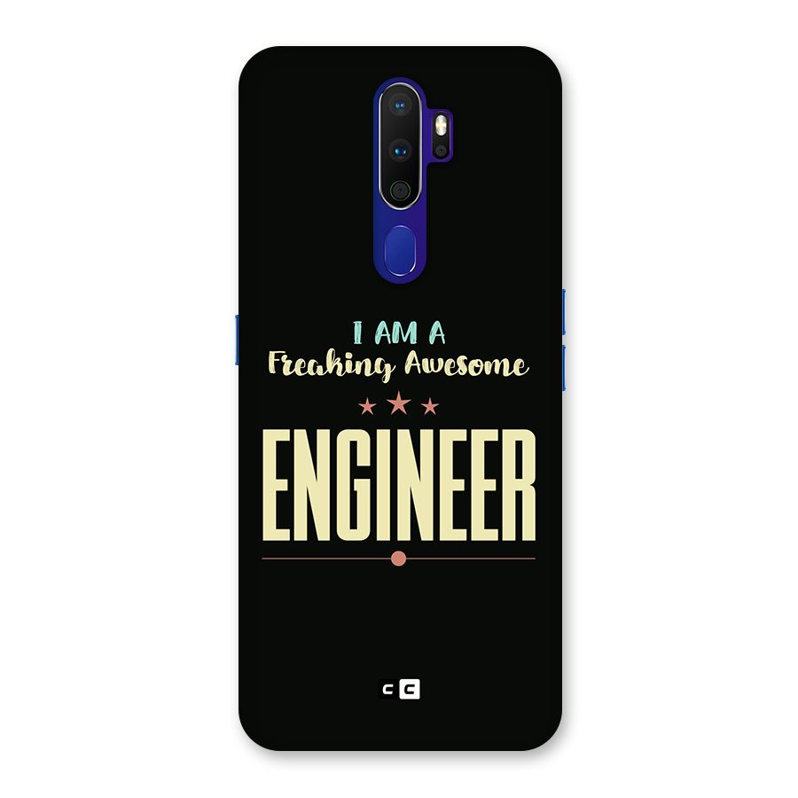 Awesome Engineer Back Case for Oppo A9 (2020)