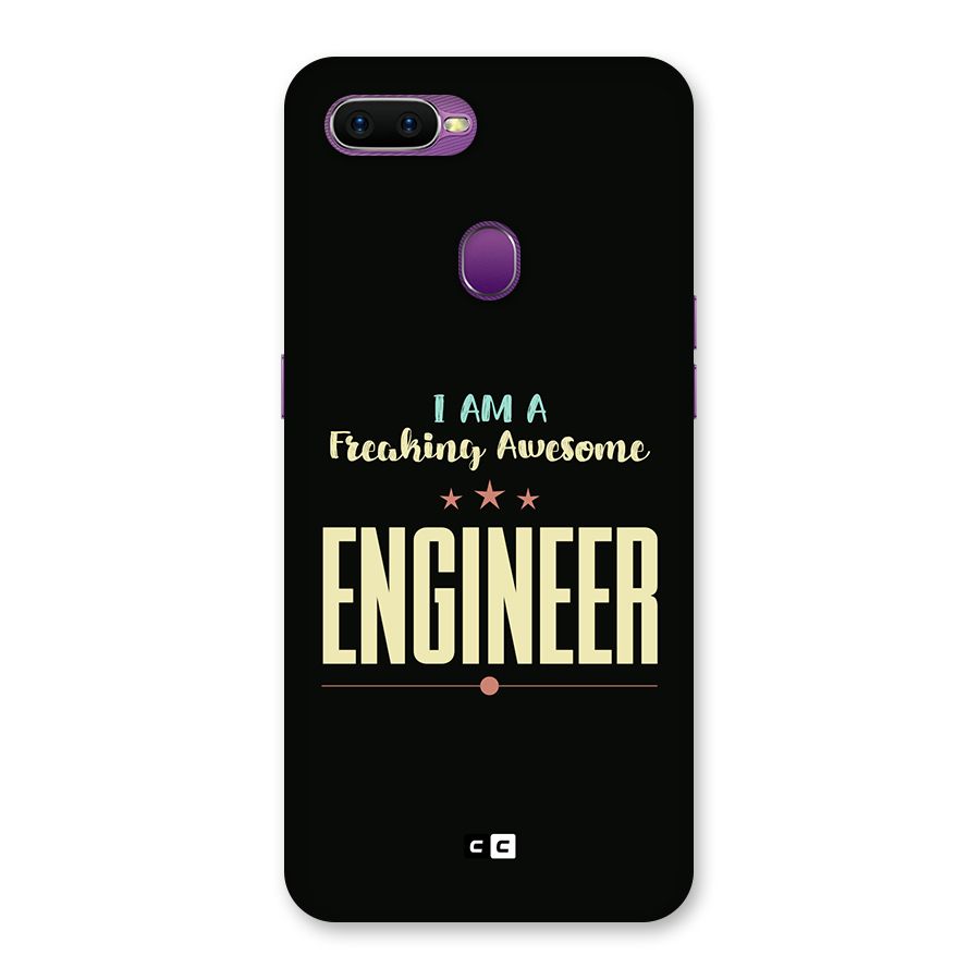 Awesome Engineer Back Case for Oppo F9