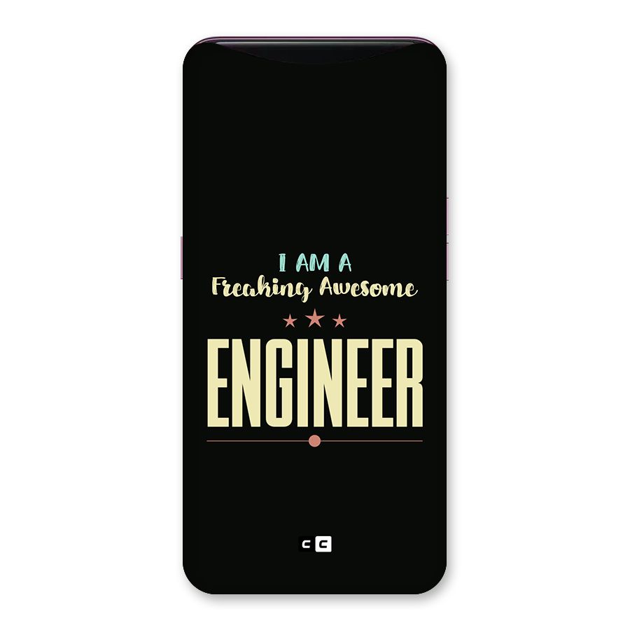 Awesome Engineer Back Case for Oppo Find X