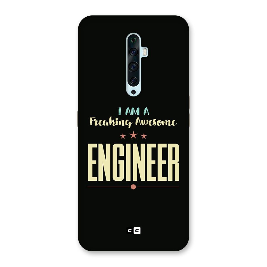 Awesome Engineer Back Case for Oppo Reno2 F