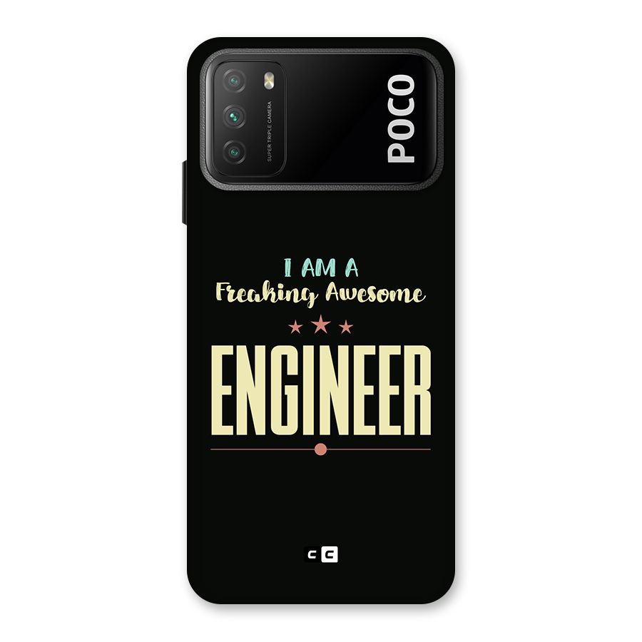 Awesome Engineer Back Case for Poco M3
