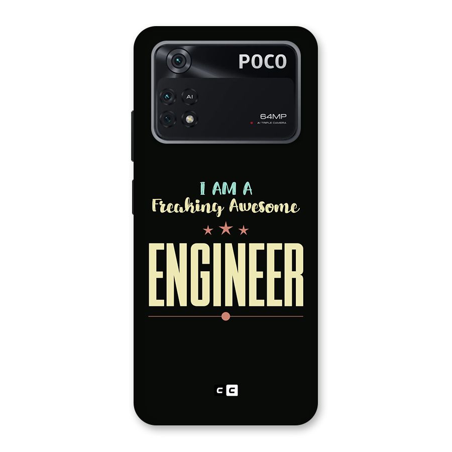 Awesome Engineer Back Case for Poco M4 Pro 4G