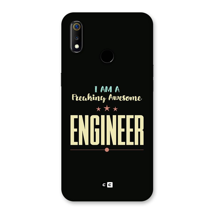 Awesome Engineer Back Case for Realme 3