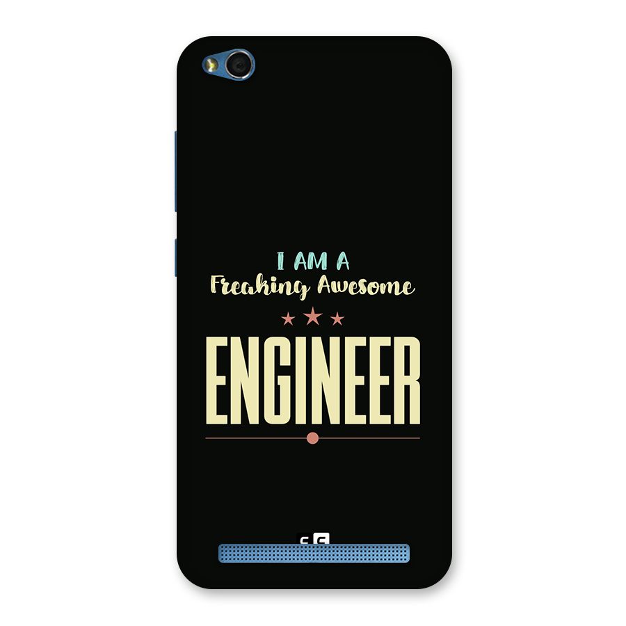 Awesome Engineer Back Case for Redmi 5A